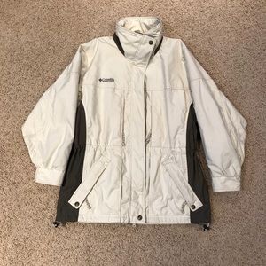 Columbia Interchange Women’s Winter Off White Coat Size Medium